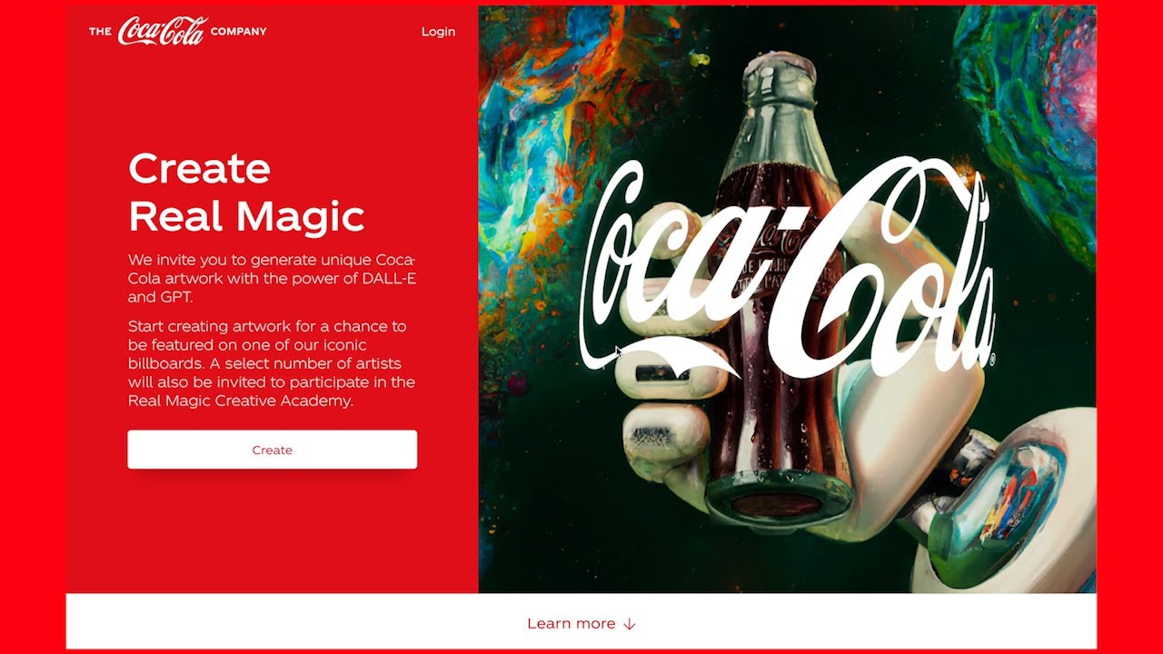 coca cola create real magic