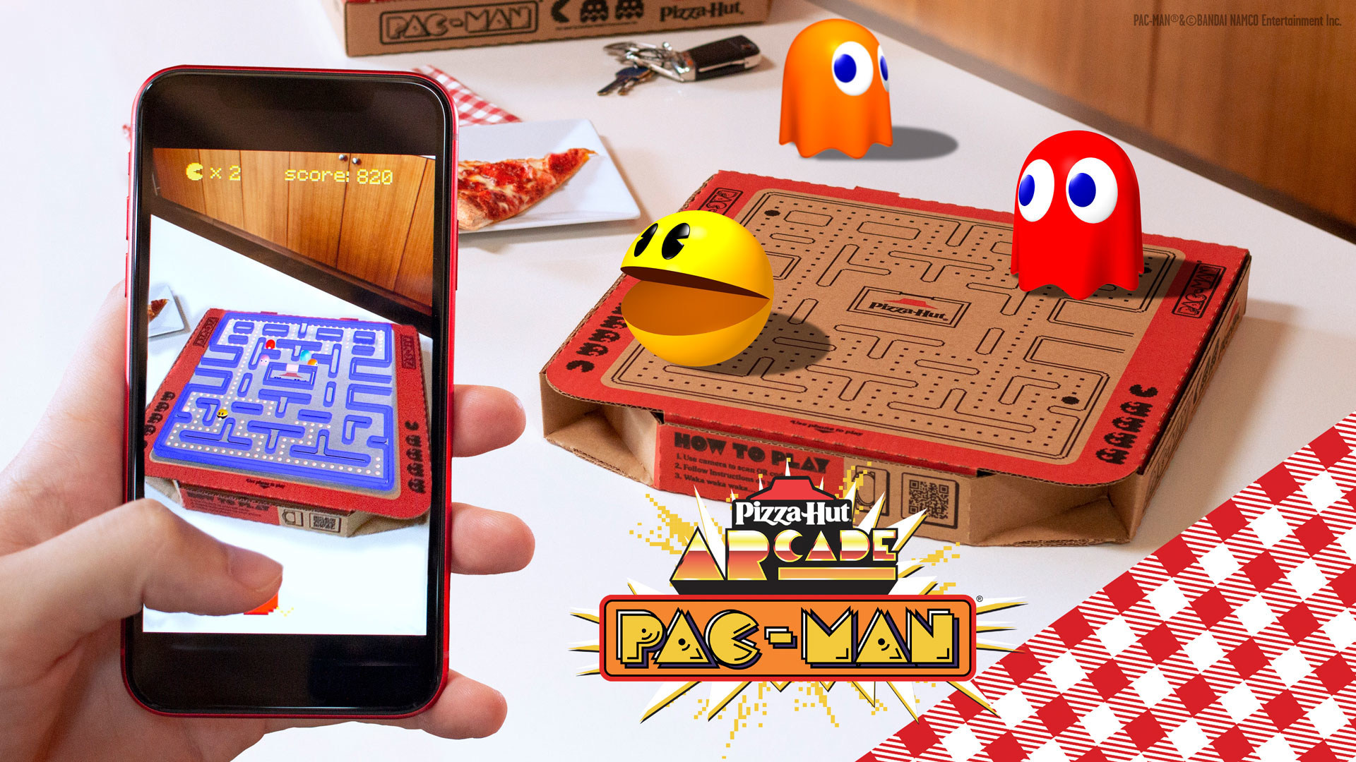 Pizza Hut presenta la campaña «Newstalgia», que celebra lo que sus fans conocen y adoran de la pizzería, pero con un toque contemporáneo. Para dar vida a la campaña, la marca desvela una caja de edición limitada de PAC-MAN con un juego de realidad aumentada y la oportunidad de ganar una máquina recreativa personalizada de PAC-MAN.
